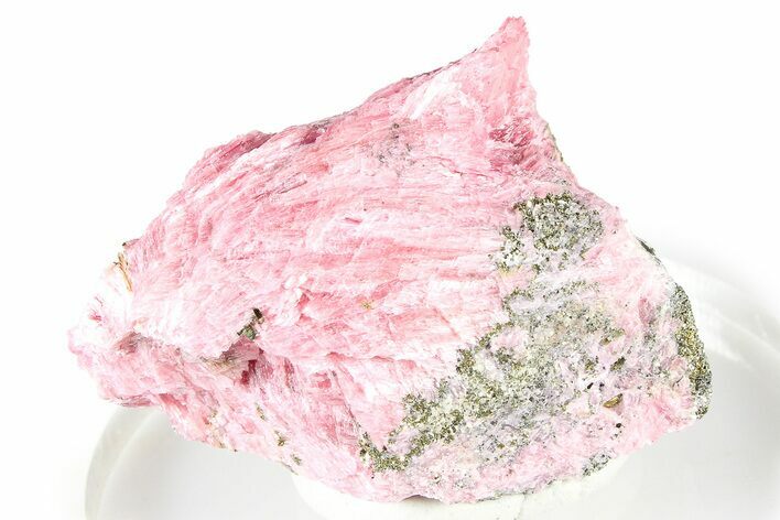 Light Pink Rhodonite with Pyrite - Peru #363142